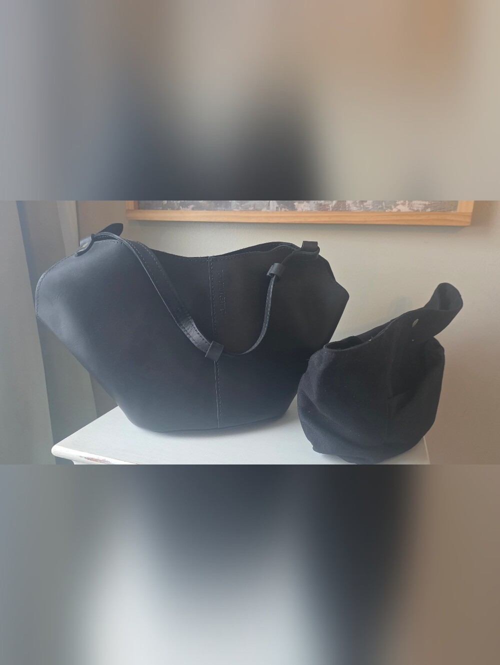 Portland Leather Goods Large Kangaroo - Black | W/insert | Early Release